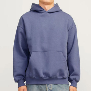 Sweats à capuche personnalisables pour hommes femmes bricolage conception 22 couleurs mélange de laine décontracté et à la mode lourd avec impression sweat à capuche surdimensionné - Product Image 3