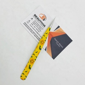 Pinzas rectas de diseño personalizado para extensión de pestañas de acero inoxidable sostenible con papel de Punta puntiaguda impreso con logotipo personalizado - Product Image 3