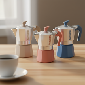 Cafetera Mymoka de Aluminio para 6 Tazas, Colores Surtidos 02CF169 - Product Image 3