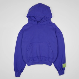 Streetwear Fully Customizable Crop Fit Regular Fit Winter Hoodie with Digital Printing and Puff Printing for <b>Men</b> - Product Image 6