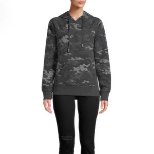 เสื้อฮู้ดดี้ผู้หญิง ดีไซน์แฟชั่น ระบายอากาศได้ดี ผลิตจากผ้าทออย่างยั่งยืน ราคาประหยัด ทรงไหล่ตก สำหรับฤดูหนาว พร้อมโลโก้ด้านหน้า - Product Image 2