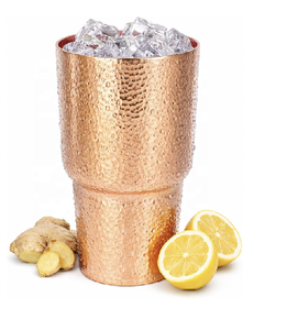 Vaso de Cobre Artesanal Divris con Acabado Martillado, Gran Capacidad, Estilo Vintage, Portátil, para Uso Doméstico - Product Image 1