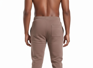 Pantalon de sport pour homme, neuf, personnalisé, respirant, léger, surdimensionné, confortable, élastique, imprimé à l'écran, taille mi-haute, côté pantalon - Product Image 4
