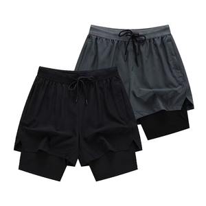 Custom <b>Men's</b> 100% Polyester Athletic Workout <b>Shorts</b> Comfortable Gym Basketball <b>Shorts</b> <b>Elastic</b> <b>Waistband</b> 6XL Fitness Casual Solid - Product Image 1