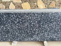 Encimera de Granito Natural Indio Blanco Moderno y Versátil, Losa Gruesa para Cocina, Suelo Pulido Ecológico para Villa