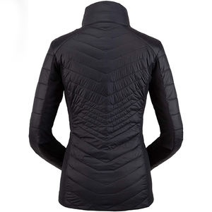 Chaqueta de Invierno para Mujer, Moderna, Tejida, Acolchada, de Manga Larga, Diseño de Burbujas, Impermeable, Transpirable, Cálida y Ligera - Product Image 2