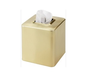 Porte-serviettes en métal argenté moderne porte-boîte à mouchoirs décorative pour salle de bain Restaurant Table à manger porte-boîte à mouchoirs en métal - Product Image 3