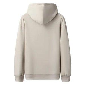 Clothing Manufacturers' Custom Quality <b>Thick</b> <b>Fleece</b> Cropped Hoodie Men Heavyweight Oversized Beaded Embroidered Windproof - Product Image 3
