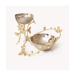 Quemador Oud chapado en oro de latón, quemador de incienso árabe de forma redonda de nuevo diseño con cuenco de latón de Home Arts - Product Image 4