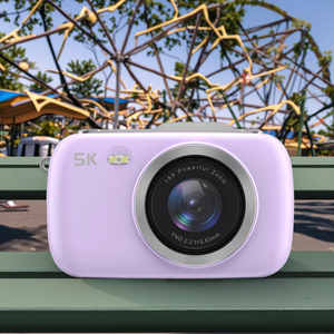 Compact Portable 5K 80MP 18X Zoom Built-in LED Fill Light 2-3" Screen Students Gift Entry-Level CMOS Imaging Digital <b>Camera</b> - Product Image 2