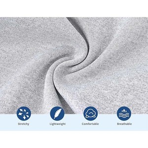Regular Fit Casual Chándales Ropa deportiva Algodón Poliéster Cordón Sudaderas con capucha Joggers Entrenamiento Jogging Wear - Product Image 4