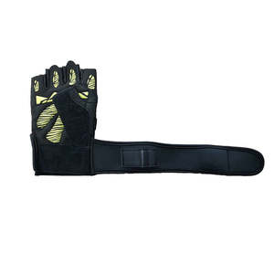 Medio dedo entrenamiento gimnasio ejercicio mujeres hombres cuerpo Fitness ajustable muñeca entrenamiento Correa levantamiento de pesas Fitness guantes - Product Image 1