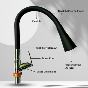 Kép xử lý hiện đại <span class=keywords><strong>Swan</strong></span> cổ linh hoạt Brass vòi cho nhà bếp và khách sạn các ứng dụng - Product Image 2