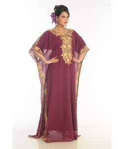 Vestido caftán árabe moderno elegante para mujer, vestido de novia - Product Image 3