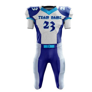ชุดกีฬาอเมริกันฟุตบอลชุดเสื้อเจอร์ซี่ระบายอากาศได้ดีแขนสั้น - Product Image 1