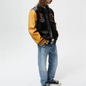 <b>Men</b> Custom Cotton Fleece <b>Baseball</b> <b>Jacket</b> Fashion Streetwear Varsity Style Custom <b>Baseball</b> <b>Jacket</b> Wholesale - Product Image 6