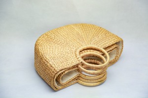 Sac en jacinthe d'eau fait à la main du Vietnam sac à main durable écologique femmes sac de plage en paille été élégant design naturel élégant - Product Image 5