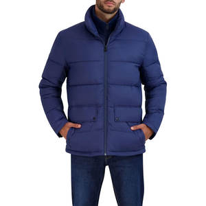 Chaqueta acolchada de burbujas más gruesa con cremallera para hombre, cómoda y a la moda, para invierno - Product Image 4