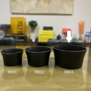 Pots de fleurs en plastique PP de forme ronde, style classique, pour une utilisation régulière, pour fleurs/plantes vertes, pour les fêtes, les événements ou la décoration de la maison - Product Image 4