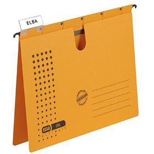 ELBA Chic ULTIMATE DIN <b>A4</b> 240g/m Yellow Cardboard Hngehefter File <b>Folder</b> 5 Pack - Product Image 1