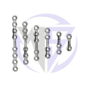 Mini placas óseas ortopédicas veterinarias con hueco 1,5mm Instrumentos de Cirugía Maxilofacial de fijación ósea quirúrgica - Product Image 1