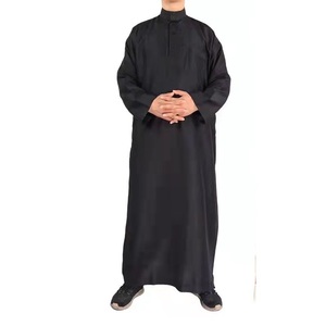 Toutes les couleurs ou tailles disponibles Meilleure qualité Coton islamique Hommes Robe Hommes Arabie Saoudite Design Long Vêtements Musulmans Hommes Thobe - Product Image 5