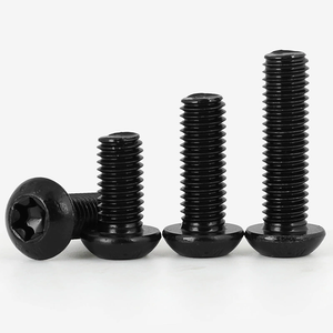 Vis à tête cylindrique Torx en acier au carbone zingué noir de grade 10.9 M3 X 8mm M4 M5 M6 M8 M10 - Product Image 1