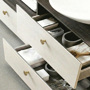 Perilla de gabinete de aleación de Zinc duradera, tirador ecológico, clásico, moderno, latón cepillado, cocina, baño, dormitorio, comedor, sala de estar - Product Image 6