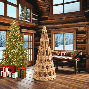 Design durevole dell'albero di natale in giacinto d'acqua ecologico del Vietnam per le celebrazioni naturali delle vacanze - Product Image 5