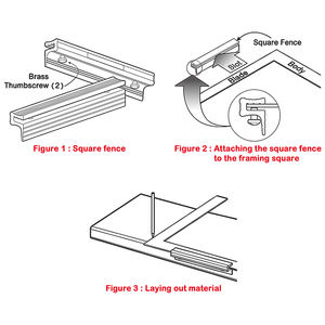 OEM ODM Supported Customizable Industrial Grade Measuring <b>Tools</b> <b>Square</b> Aluminum Fence Stainless Steel Hand <b>Tools</b> Packed Box DIY - Product Image 3