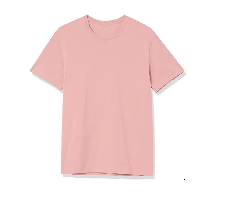 Camiseta de algodón de manga corta para hombre, camisa de cuello redondo con bolsillo de diseño personalizado de alta calidad, venta al por mayor