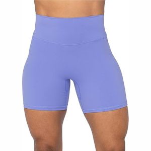 Mallas cortas deportivas elásticas altas de secado rápido superventas, sin costuras, cintura alta cintura baja corta gimnasio Fitness - Product Image 1