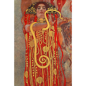 Póster de Hygieia de Gustav Klimt, diseño Art Déco para decoración de pared - Product Image 2