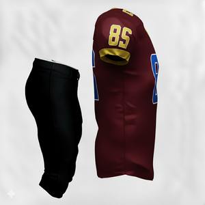 Uniforme de Fútbol Americano de Diseño Personalizado, 100% Poliéster, Secado Rápido y Transpirable, Opciones de Tallas Grandes - Product Image 5