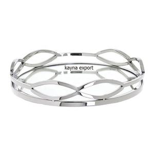 Vente en gros en gros Commande personnalisée Plateau décoratif en acier inoxydable pour les aliments et le service de sucreries Nouveaux plateaux en verre et en métal en acier - Product Image 6