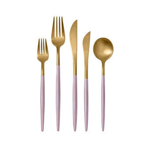 Stainless Steel New White Resin Handle Flatware <b>Cutlery</b> <b>Set</b> of 4 Best Quality Uses for Hotel <b>Travel</b> and l Wedding Gift - Product Image 3