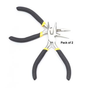 Pince à extensions de cheveux en acier inoxydable avec poignée en silicone noir HERMANN MEDITECH HM-HP-1004, outil professionnel, micro-anneau - Product Image 4