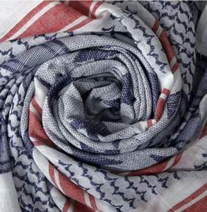 Bufanda árabe transpirable Shemagh para hombre con logotipo personalizado/Keffiyeh/pañuelo para la cabeza camuflaje táctico al aire libre algodón Shemagh chales étnicos - Product Image 3