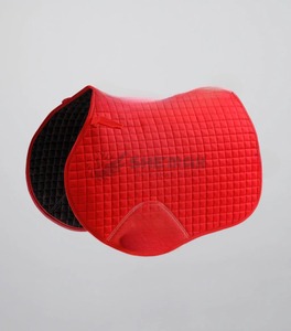 <b>Stable</b> Quality English Saddle Pad Quilted Design Durable Soft Cotton <b>Horse</b> Riding saddle Pads Wholesale Customized OEM - Product Image 4