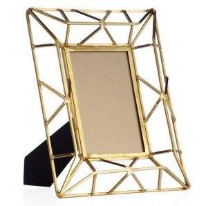 Marco de Fotos Metálico Moderno Metal Wave para Decoración del Hogar y la Oficina - Tamaño Personalizado, Duradero, Ligero, para Mesa, Ideal para Regalo - Product Image 6