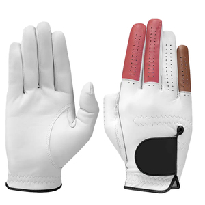 Gants de golf respirants pour adultes avec impression de logo personnalisé de haute qualité pour hommes en cuir Cabretta professionnel pour le sport - Product Image 6