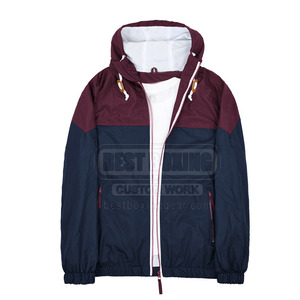 Lightweight Customized Logo Windbreaker Winter Jacket Casual Fashion Men Zipper Windbreaker Jacket - Product Image 1