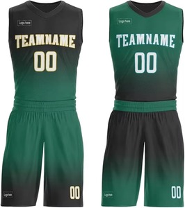 Maillots de basket-ball réversibles en gros pour jeunes et adultes, vêtements de sport personnalisés haute performance et respirants - Product Image 1