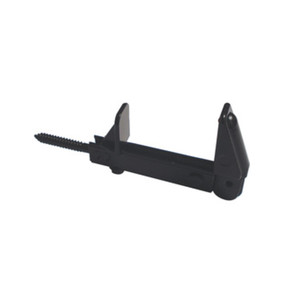 Fermaimposte Nero Registrabile Fino a 60 mm Fissaggio con Vite - Product Image 1