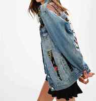 Nouvelle collection 2025 – Veste en jean tricotée pour femme, manches longues, bouton unique, style cowboy, en nylon, vente en gros