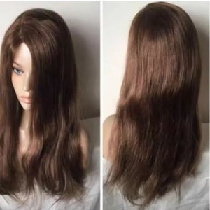 Perruque Full HD Lace Frontal sans colle, perruque de cheveux indiens purs et vierges à cuticules alignées perruque de cheveux humains non traités 100% 360 - Product Image 5