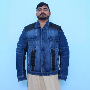 Chaqueta vaquera para hombre en moto, precio al por mayor, de calidad superior, a la venta en línea, nueva llegada, chaqueta vaquera de moda para adultos - Product Image 1