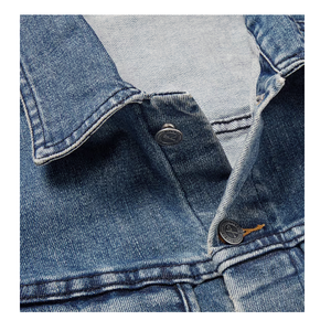 Chaqueta de mezclilla informal para hombre de alta calidad Tendencia de primavera y otoño con proveedor de chaquetas de mezclilla de estilo Hip Hop de ajuste suelto - Product Image 5