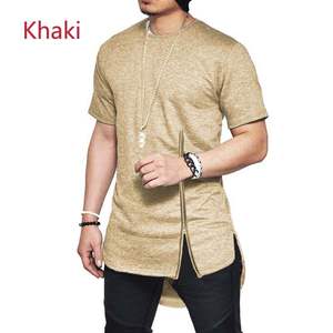 เสื้อทีเชิ้ตมีซิปของผู้ชายเสื้อออกกำลังกายเล่นกีฬายิมเสื้อถักแบบฮิปสเตอร์ - Product Image 4