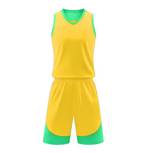 Camiseta de Baloncesto para Hombre de Alta Calidad a Precio de Mayoreo, Uniforme de Baloncesto para Hombre, Pantalones Cortos de Baloncesto de Verano Bsci - Product Image 1